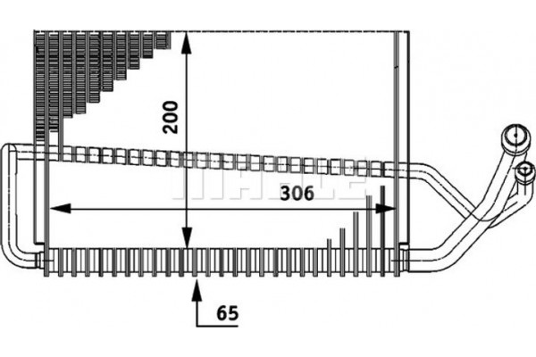 Mahle Εξαεριωτής, Σύστημα Κλιματισμού - Ae 56 000P