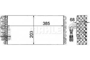 Mahle Εξαεριωτής, Σύστημα Κλιματισμού - Ae 72 000P