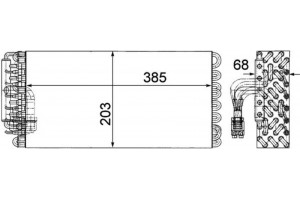 Mahle Εξαεριωτής, Σύστημα Κλιματισμού - Ae 72 000P