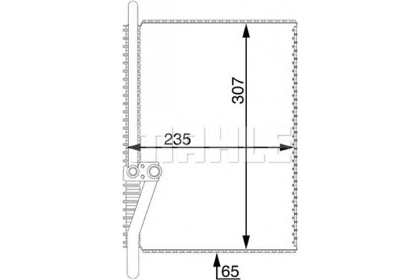 Mahle Εξαεριωτής, Σύστημα Κλιματισμού - Ae 74 000S