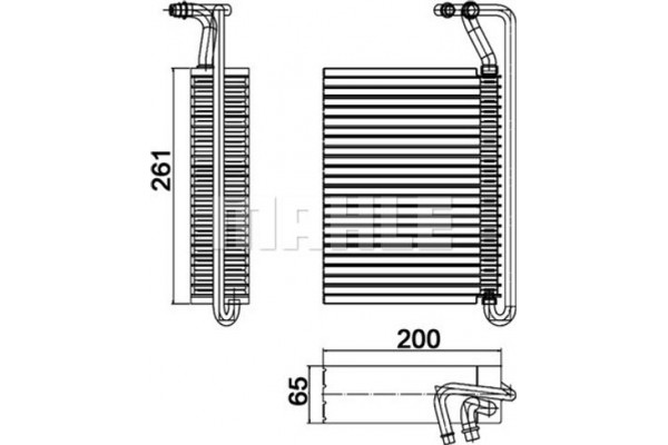 Mahle Εξαεριωτής, Σύστημα Κλιματισμού - Ae 84 000P