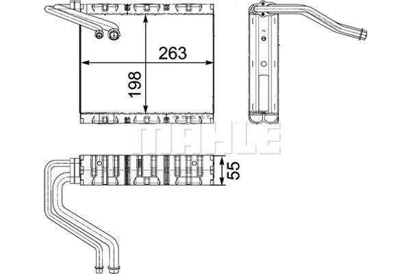 Mahle Εξαεριωτής, Σύστημα Κλιματισμού - Ae 85 000P