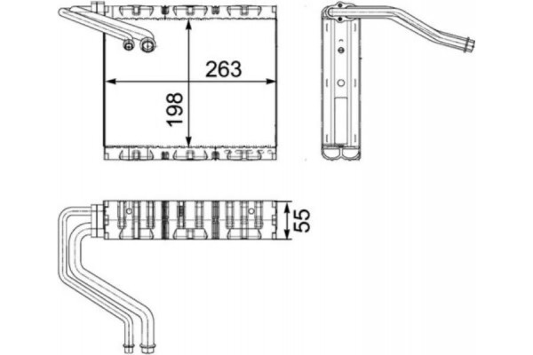 Mahle Εξαεριωτής, Σύστημα Κλιματισμού - Ae 85 000P Mahle Εξαεριωτής, Σύστημα Κλιματισμού - Ae 85 000P