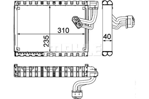 Mahle Εξαεριωτής, Σύστημα Κλιματισμού - Ae 89 000P