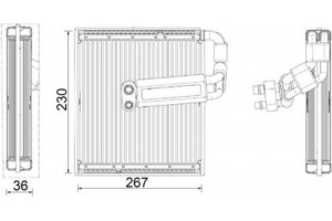 Mahle Εξαεριωτής, Σύστημα Κλιματισμού - Ae 26 000P