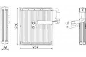 Mahle Εξαεριωτής, Σύστημα Κλιματισμού - Ae 27 000P