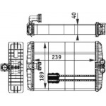 Mahle Εναλλάκτης θερμότητας, Θέρμανση Εσωτερικού Χώρου - Ah 110 000P