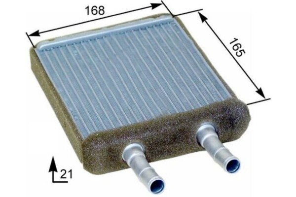 Mahle Εναλλάκτης θερμότητας, Θέρμανση Εσωτερικού Χώρου - Ah 173 000P Mahle Εναλλάκτης θερμότητας, Θέρμανση Εσωτερικού Χώρου - Ah 173 000P