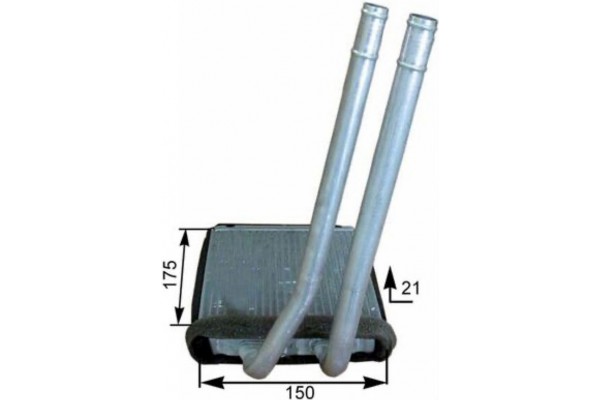 Mahle Εναλλάκτης θερμότητας, Θέρμανση Εσωτερικού Χώρου - Ah 178 000P