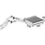 Mahle Εναλλάκτης θερμότητας, Θέρμανση Εσωτερικού Χώρου - Ah 200 000P