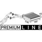 Mahle Εναλλάκτης θερμότητας, Θέρμανση Εσωτερικού Χώρου - Ah 200 000P