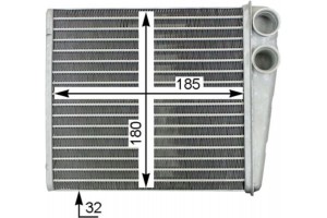 Mahle Εναλλάκτης θερμότητας, Θέρμανση Εσωτερικού Χώρου - Ah 208 000S