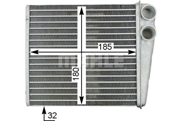 Mahle Εναλλάκτης θερμότητας, Θέρμανση Εσωτερικού Χώρου - Ah 208 000S