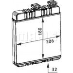 Mahle Εναλλάκτης θερμότητας, Θέρμανση Εσωτερικού Χώρου - Ah 76 000P