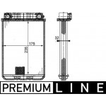 Mahle Εναλλάκτης θερμότητας, Θέρμανση Εσωτερικού Χώρου - Ah 77 000P