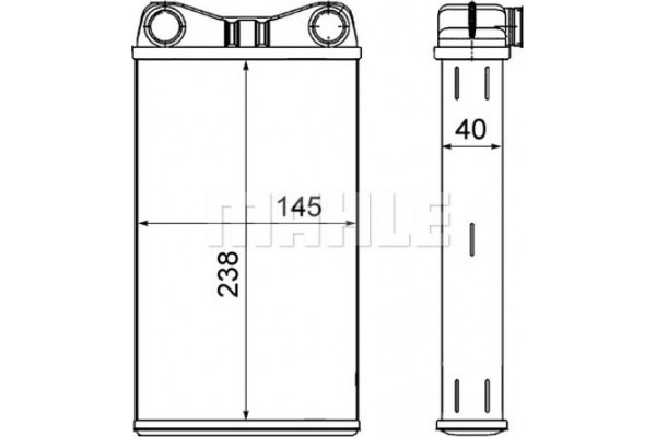 Mahle Εναλλάκτης θερμότητας, Θέρμανση Εσωτερικού Χώρου - Ah 7 000S