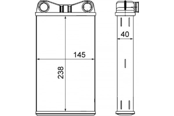 Mahle Εναλλάκτης θερμότητας, Θέρμανση Εσωτερικού Χώρου - Ah 7 000S