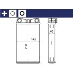 Mahle Εναλλάκτης θερμότητας, Θέρμανση Εσωτερικού Χώρου - Ah 7 000S