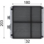Mahle Εναλλάκτης θερμότητας, Θέρμανση Εσωτερικού Χώρου - Ah 183 000P