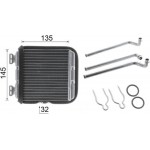 Mahle Εναλλάκτης θερμότητας, Θέρμανση Εσωτερικού Χώρου - Ah 188 000P