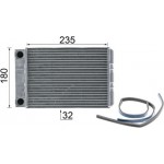 Mahle Εναλλάκτης θερμότητας, Θέρμανση Εσωτερικού Χώρου - Ah 77 000P