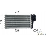 Mahle Εναλλάκτης θερμότητας, Θέρμανση Εσωτερικού Χώρου - Ah 194 000P