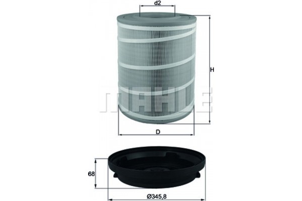 Mahle Φίλτρο Αέρα - Lx 3480 Kit