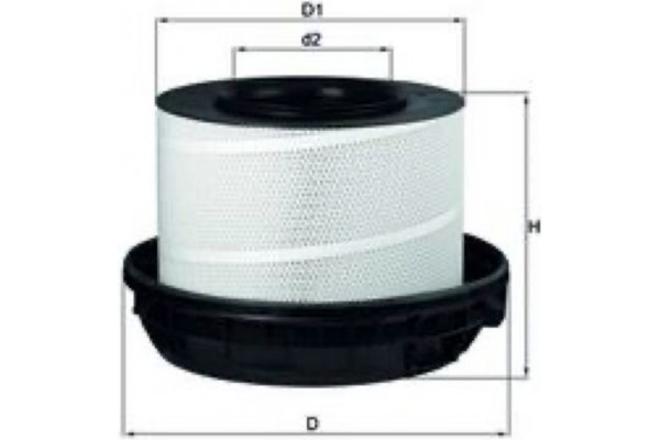 Mahle Φίλτρο Αέρα - Lx 814/1