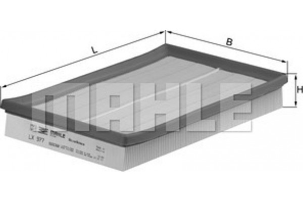 Mahle Φίλτρο Αέρα - Lx 977D