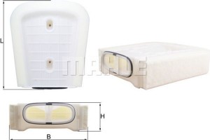 Mahle Φίλτρο Αέρα - Lx 3295/8