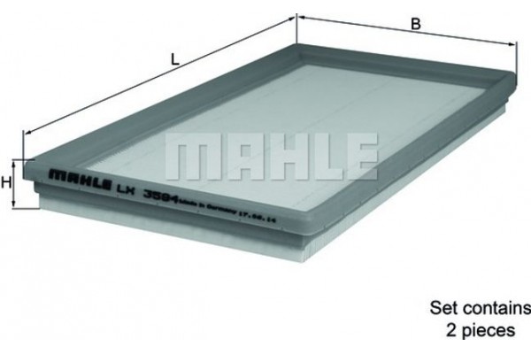 Mahle Φίλτρο Αέρα - Lx 3594/S