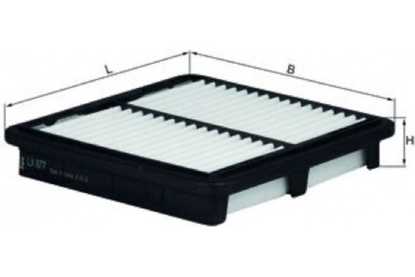 Mahle Φίλτρο Αέρα - Lx 877