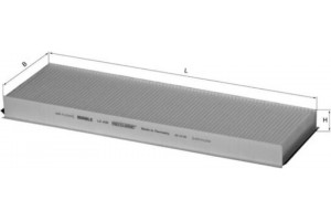 Mahle Φίλτρο, Αέρας Εσωτερικού Χώρου - La 438