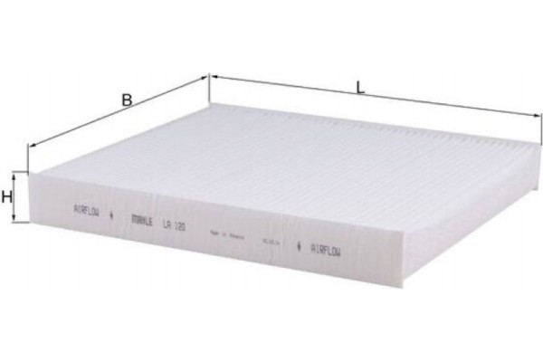Mahle Φίλτρο, Αέρας Εσωτερικού Χώρου - La 120