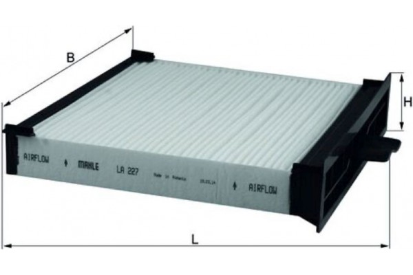 Mahle Φίλτρο, Αέρας Εσωτερικού Χώρου - La 227 Mahle Φίλτρο, Αέρας Εσωτερικού Χώρου - La 227