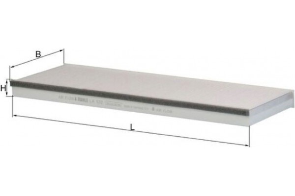 Mahle Φίλτρο, Αέρας Εσωτερικού Χώρου - La 532