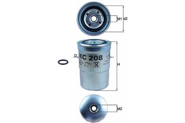 Mahle Φίλτρο Καυσίμου - Kc 208 Mahle Φίλτρο Καυσίμου - Kc 208