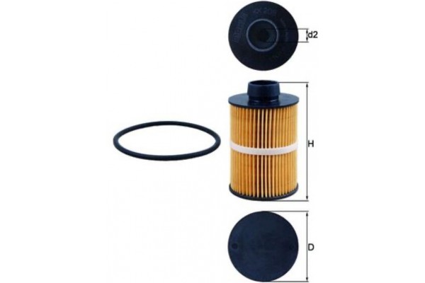 Mahle Φίλτρο Καυσίμου - Kx 208D Mahle Φίλτρο Καυσίμου - Kx 208D
