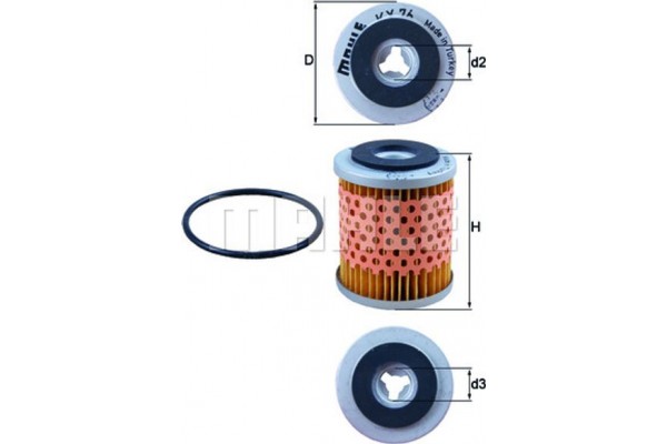 Mahle Φίλτρο Καυσίμου - Kx 76D