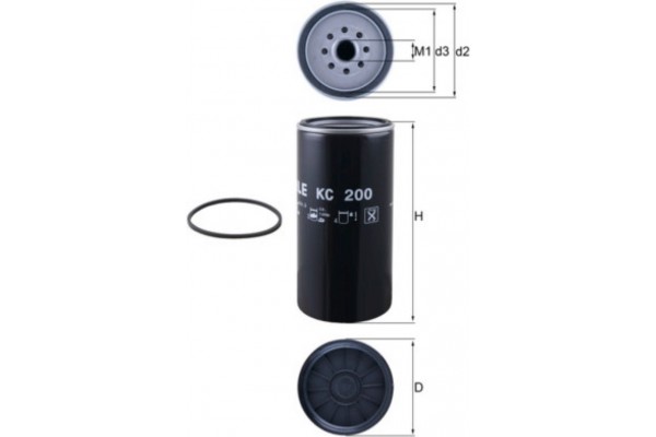 Mahle Φίλτρο Καυσίμου - Kc 200 Mahle Φίλτρο Καυσίμου - Kc 200