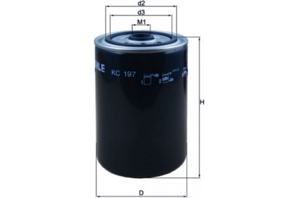 Mahle Φίλτρο Καυσίμου - Kc 197 Mahle Φίλτρο Καυσίμου - Kc 197