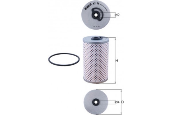 Mahle Φίλτρο Καυσίμου - Kx 36D
