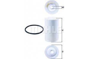 Mahle Φίλτρο Καυσίμου - Kx 68D
