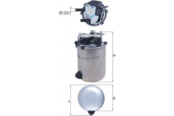 Mahle Φίλτρο Καυσίμου - Kl 1027