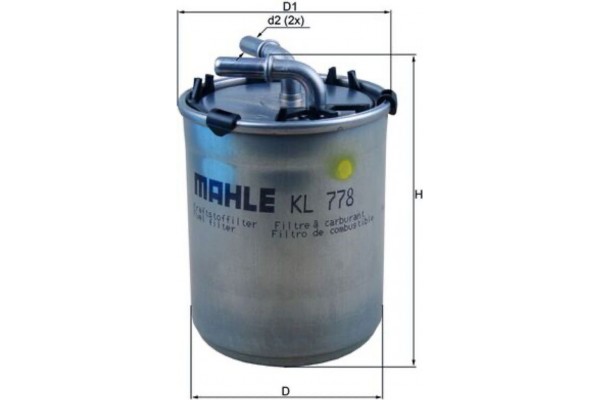 Mahle Φίλτρο Καυσίμου - Kl 778 Mahle Φίλτρο Καυσίμου - Kl 778
