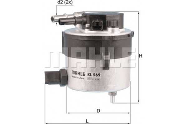 Mahle Φίλτρο Καυσίμου - Kl 569