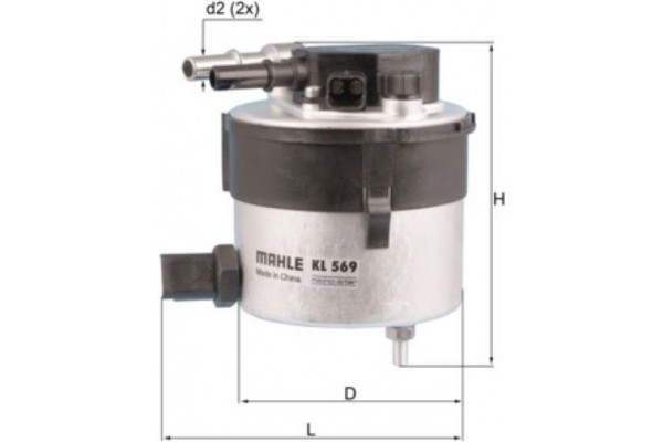 Mahle Φίλτρο Καυσίμου - Kl 569 Mahle Φίλτρο Καυσίμου - Kl 569