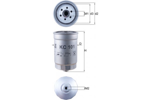 Mahle Φίλτρο Καυσίμου - Kc 101