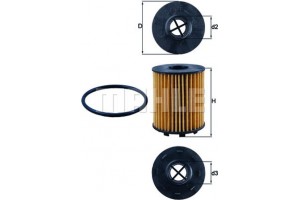 Mahle Φίλτρο Λαδιού - Ox 371D