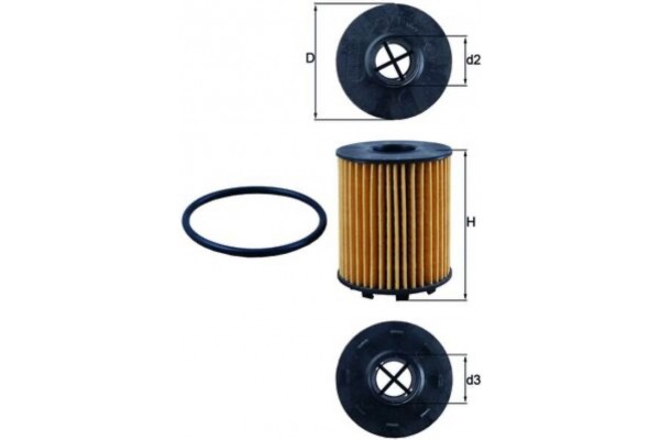 Mahle Φίλτρο Λαδιού - Ox 371D